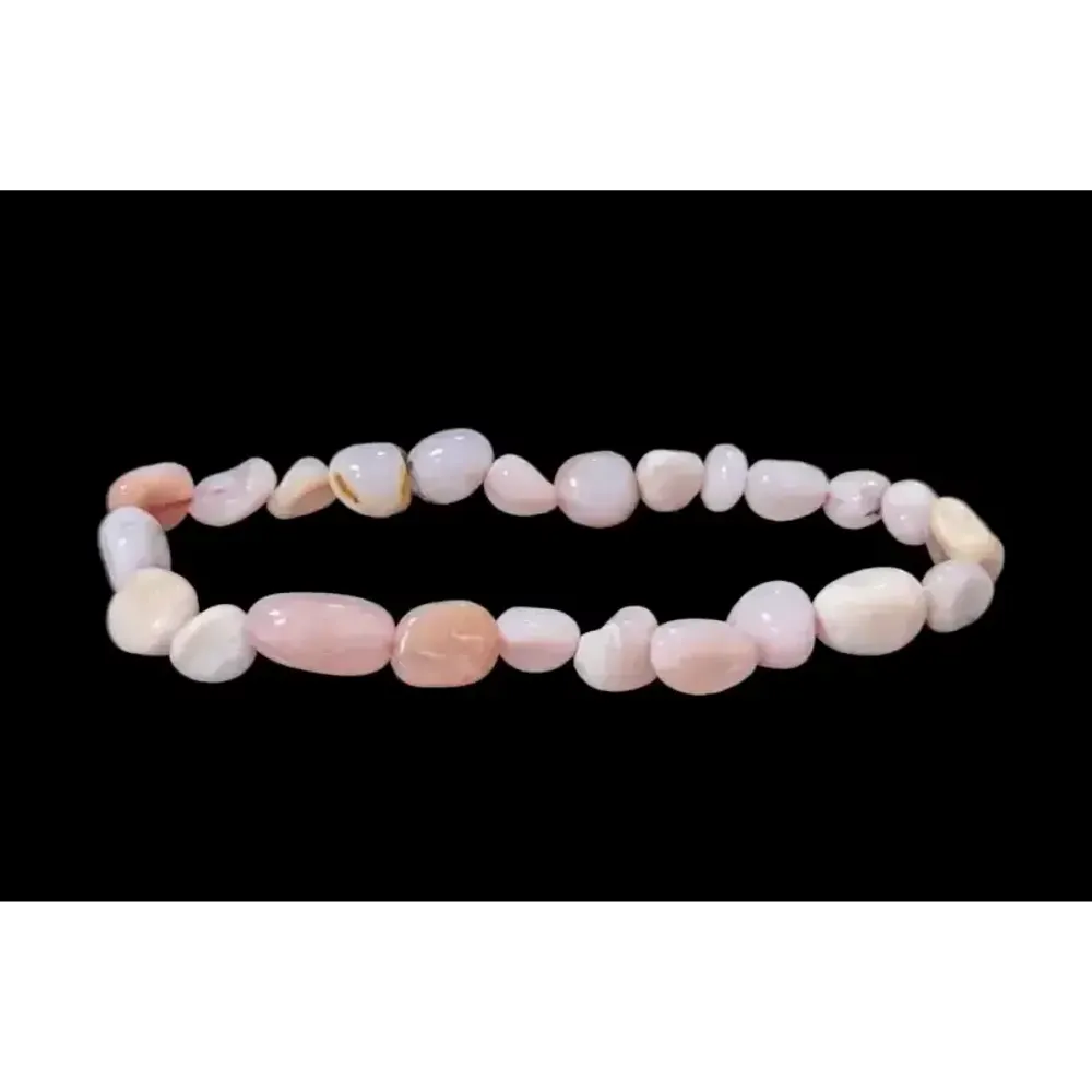 Bracelets - Pink Opal Bracelet A tumbled stones - ARABESK