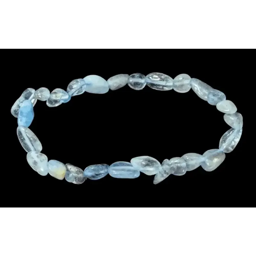 Bracelets - Bracelet Aigue Marine pierres roulées - ARABESK