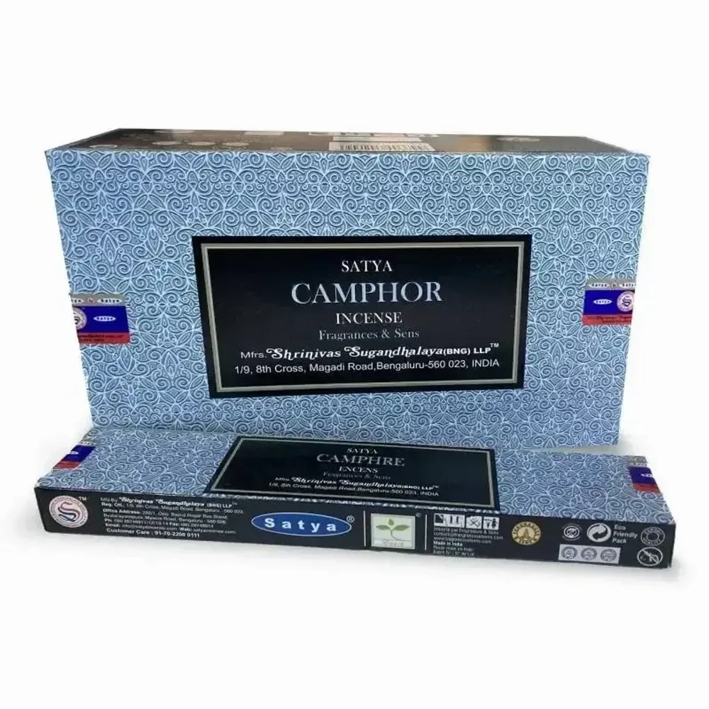 Scents - Camphor Satya Fragrances & Sens incense 15g - ARABESK