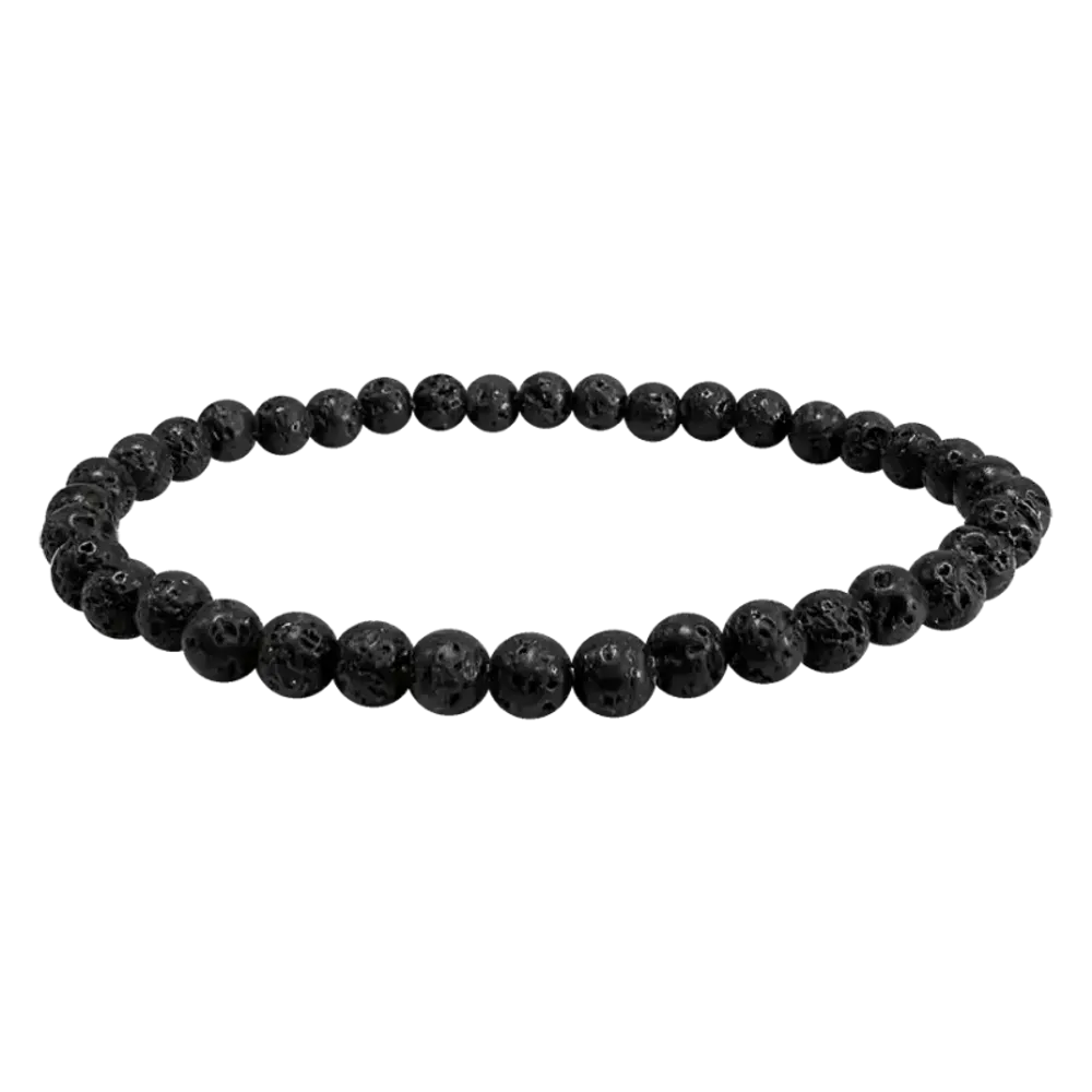 Bracelets - Bracelet pierre de lave perles 4-5mm - ARABESK