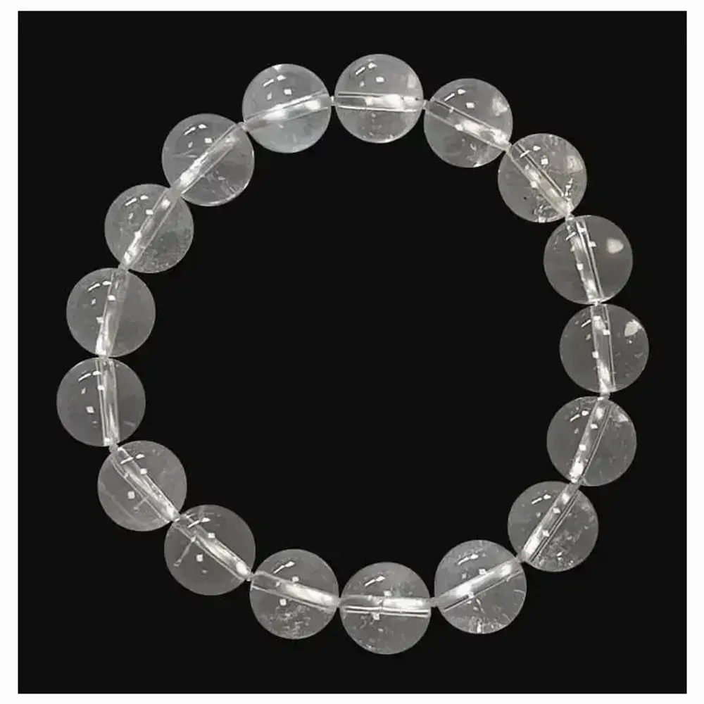 Bracelets - Bracelet cristal de roche A perles 12mm - ARABESK