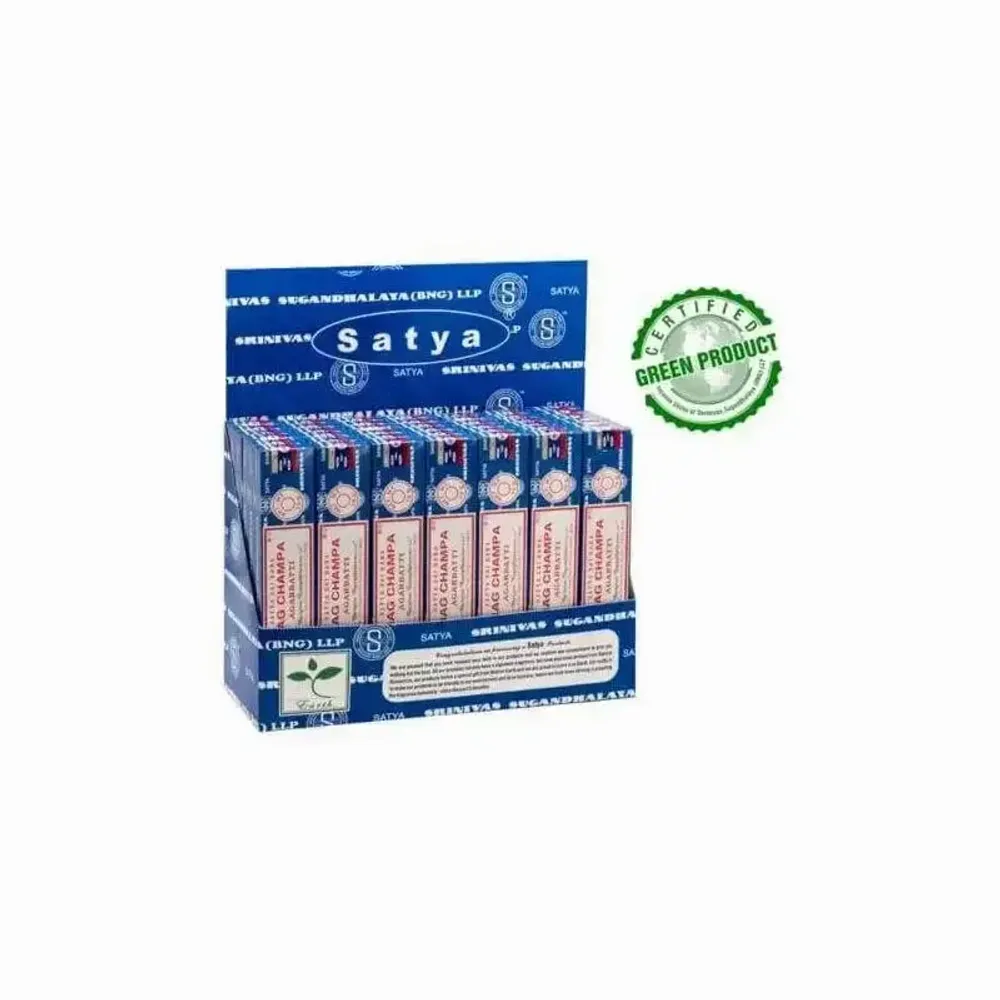 Senteurs - Présentoir encens satya Nag Champa 42 paquets de 15g - ARABESK