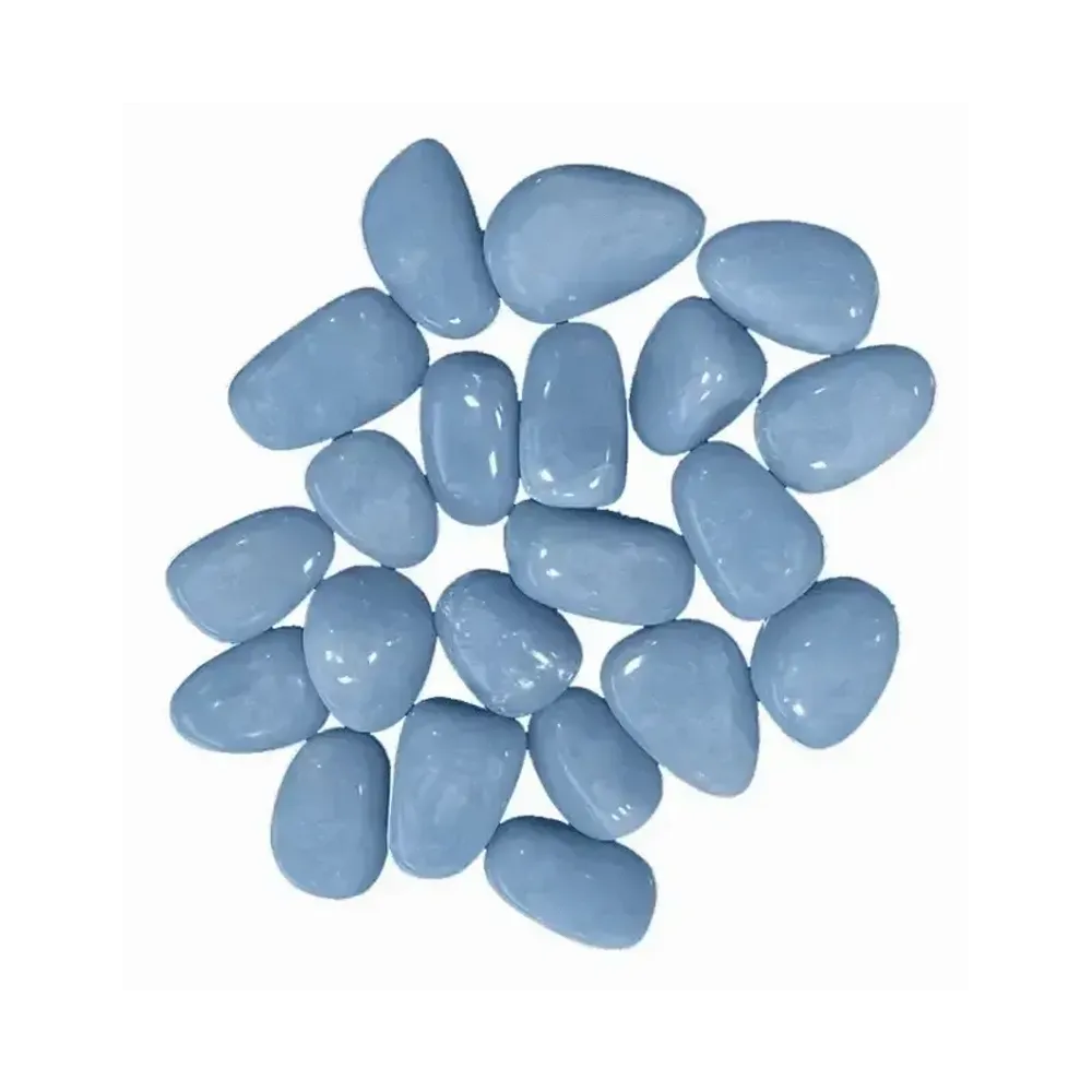 Jewelry - Angelite A tumbled stones 2-3cm 250g - ARABESK