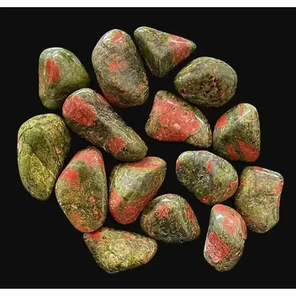 Jewelry - Unakite A tumbled stones 250g - ARABESK