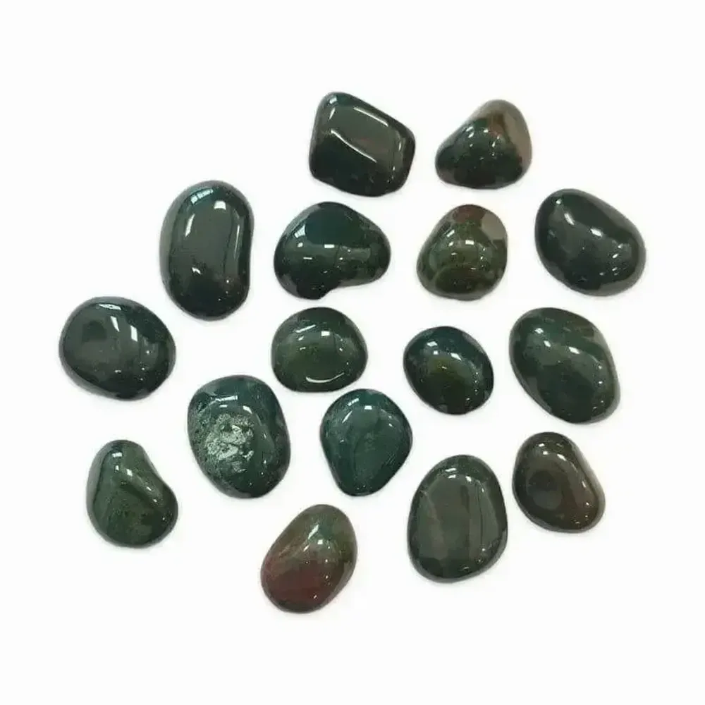 Jewelry - Bloodstone jasper A tumbled stones 250g - ARABESK