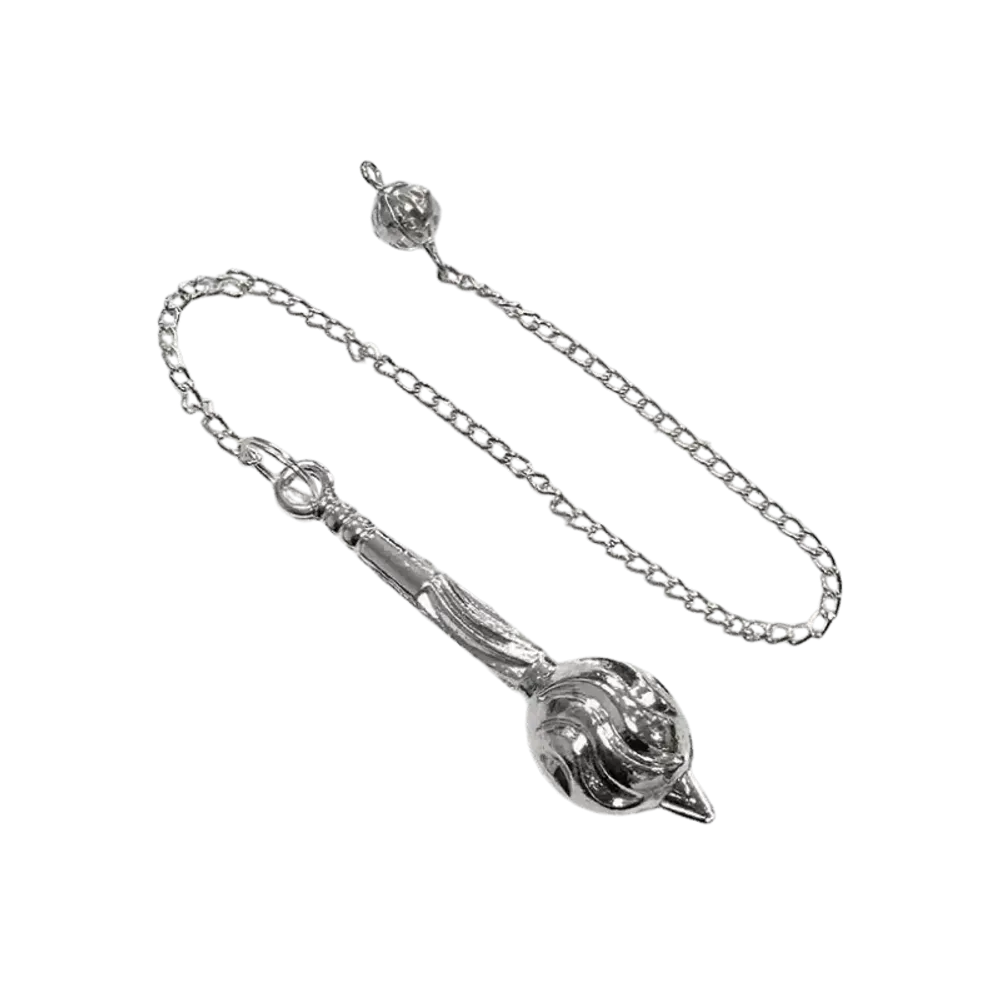 Bijoux - Pendule en laiton argenté - ARABESK