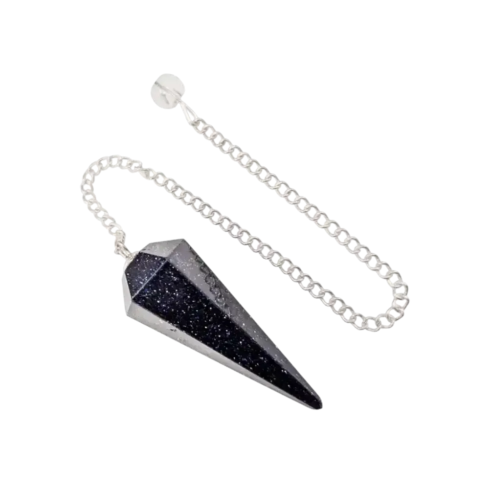 Jewelry - Conical pendulum in Goldstone 6 faces - ARABESK