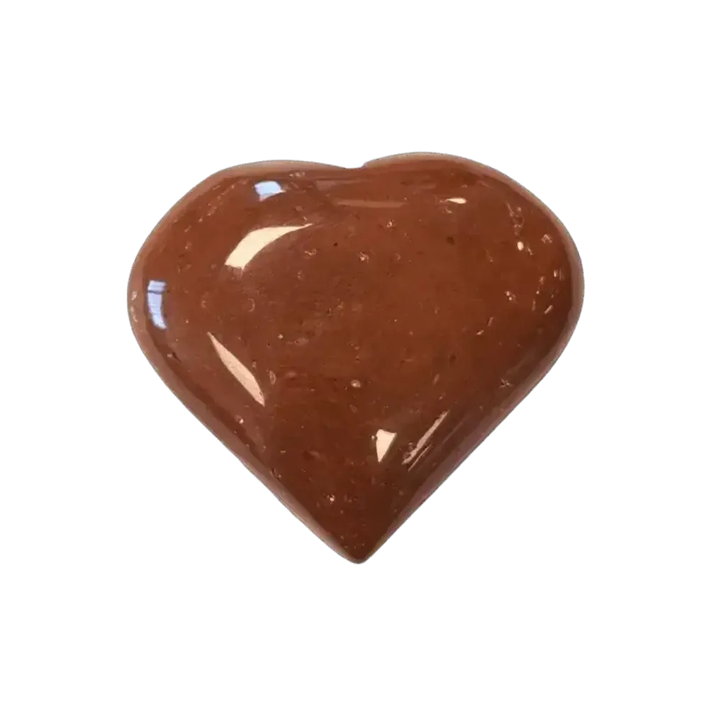 Jewelry - Red Jasper AB heart 5cm - ARABESK