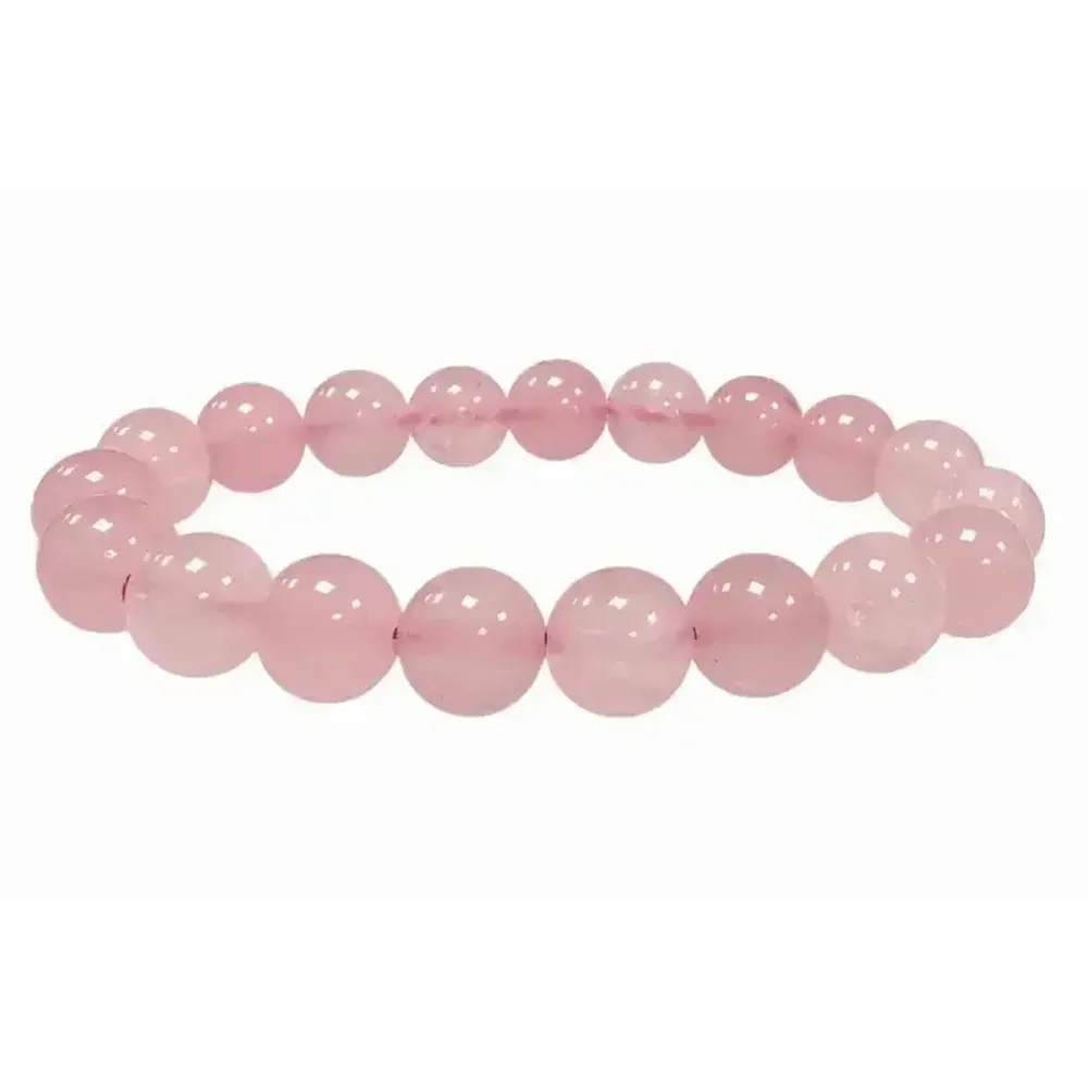 Bracelets - Bracelet quartz rose A perles 10mm - ARABESK