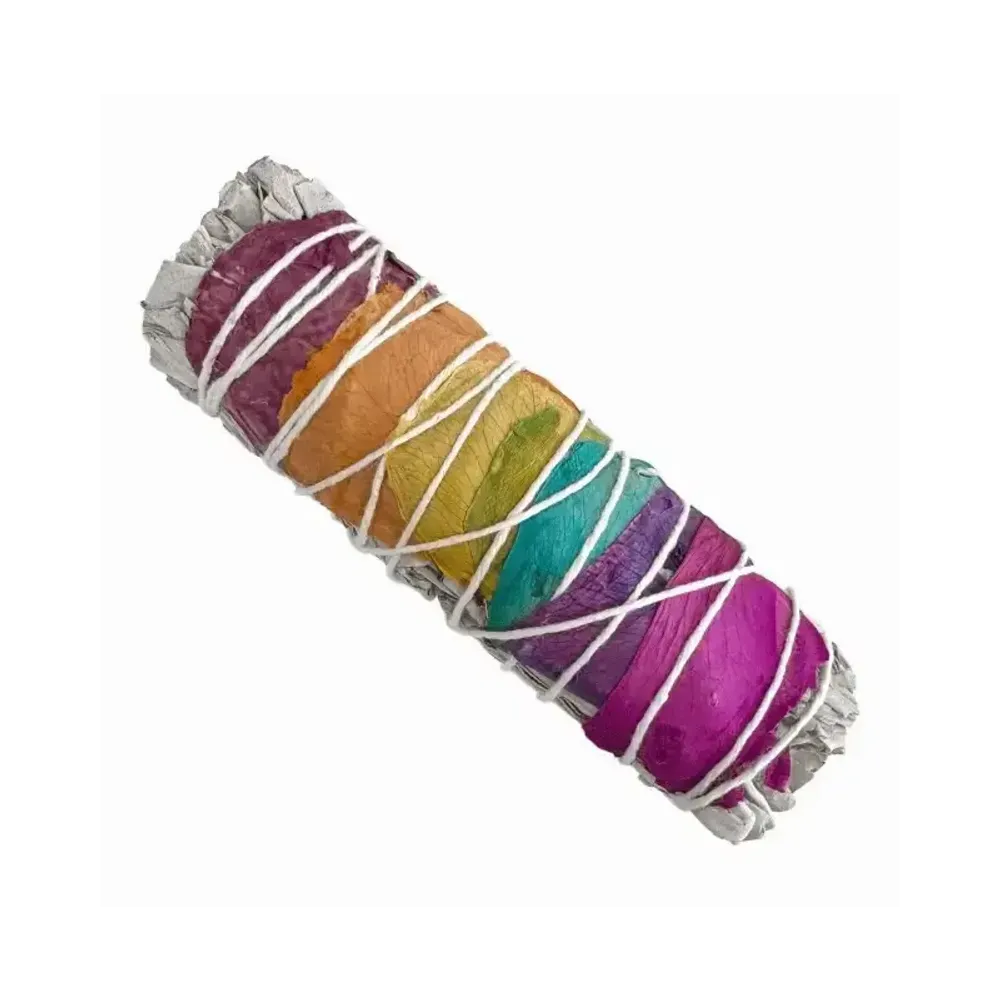 Scents - California White Sage & 7 Chakras Rose Petals smudge 25-30g 10cm - ARABESK