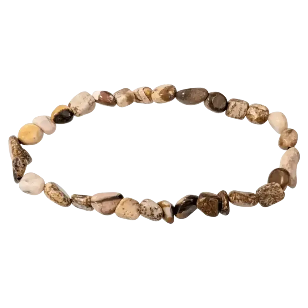 Bracelets - Landscape Jasper Bracelet A rolled stones - ARABESK