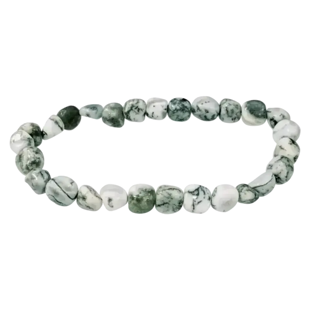 Bracelets - Bracelet Agate Arbre A pierres roulées - ARABESK