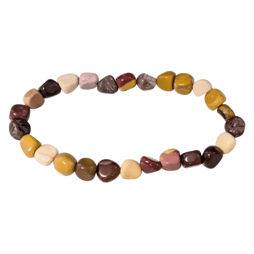 Bracelets - Bracelet Jaspe Mokaite A pierres roulées - ARABESK