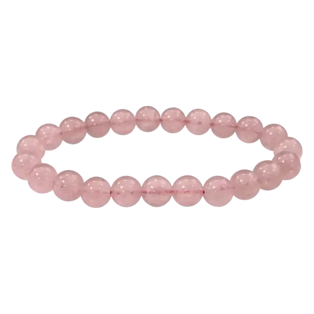 Bracelets - Bracelet Quartz Fraise Hematoide A perles 8mm - ARABESK