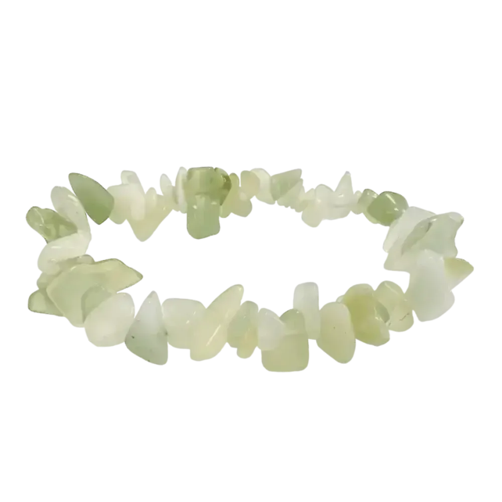 Bracelets - Bracelet chips Jade de Chine A 5-8mm 18cm - ARABESK
