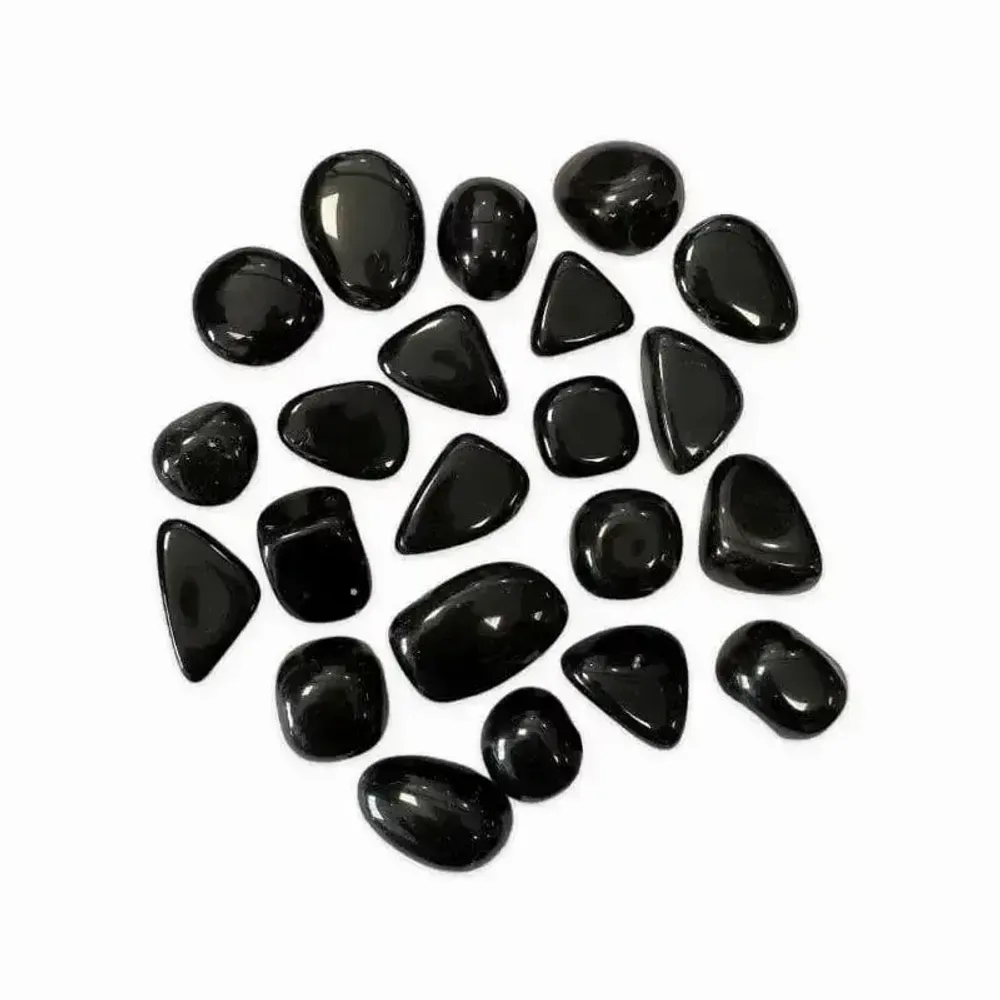 Jewelry - Black Obsidian AB tumbled stone 250g - ARABESK
