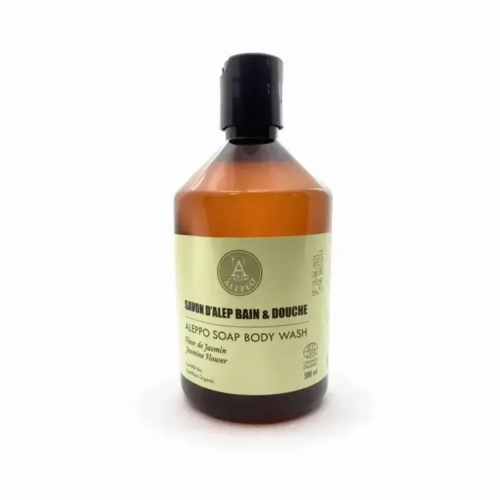Soaps - Liquid Aleppo soap - Ecocert - Jasmine flower 500ml - ARABESK