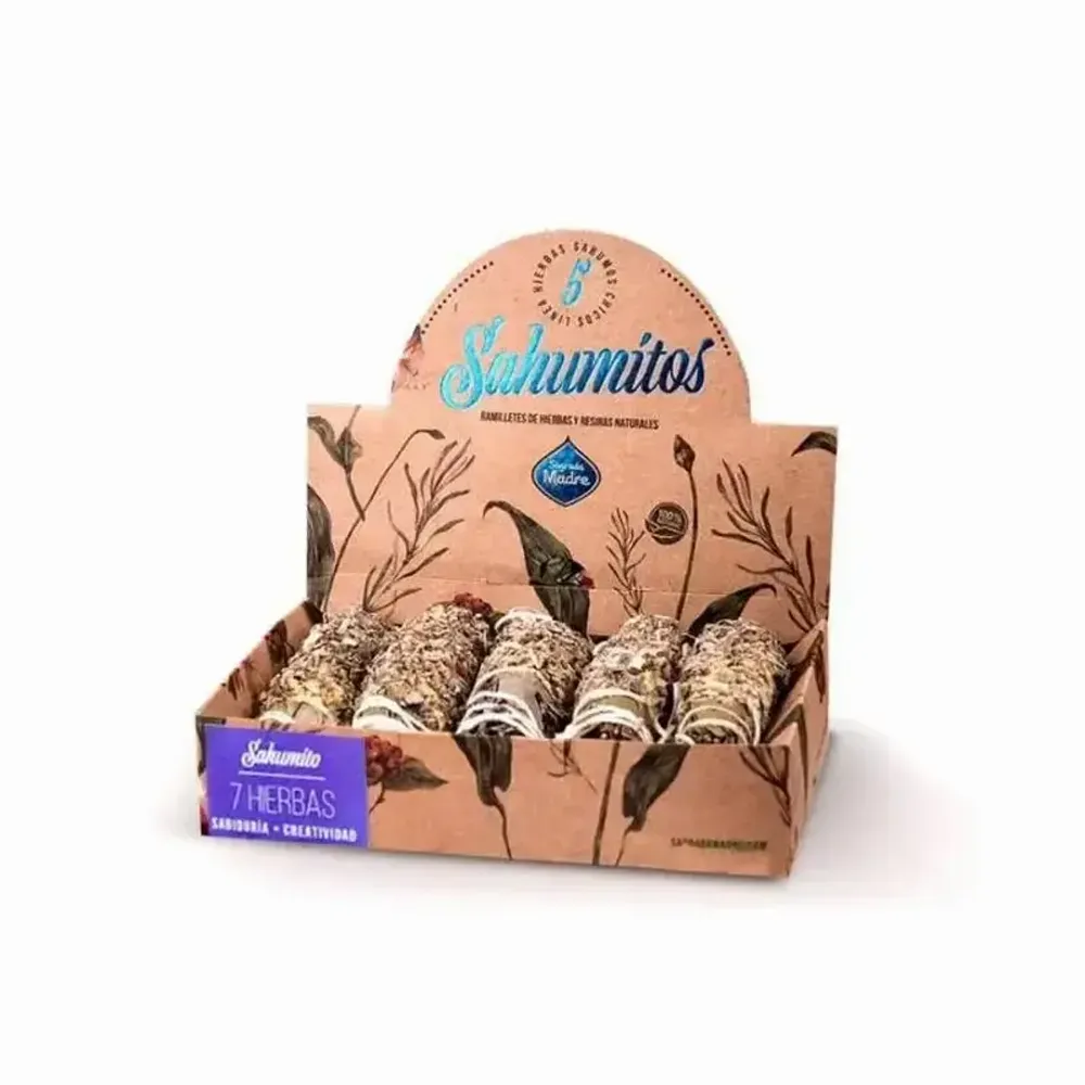 Senteurs - Sagrada Madre - Smudge Sahumitos x 5 - 7 Herbes - ARABESK