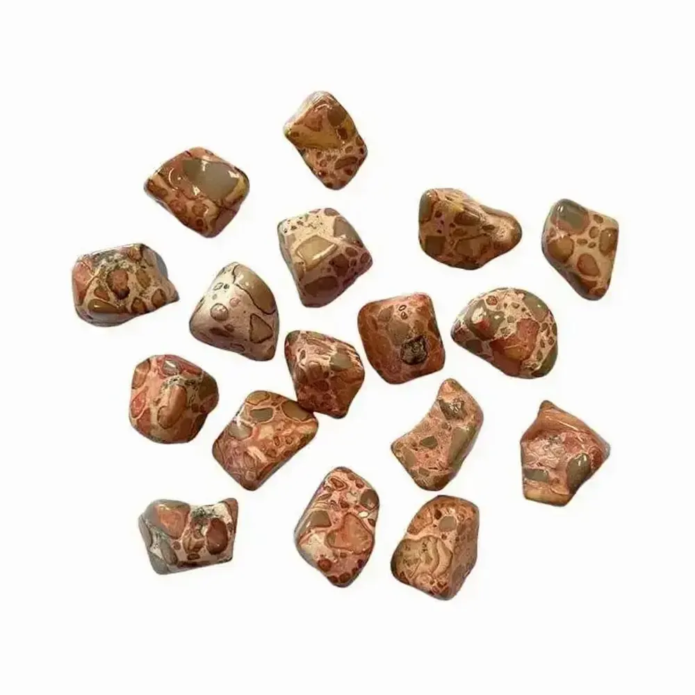 Jewelry - Leopard Jasper Rhyolite A tumbled stone 250g - ARABESK