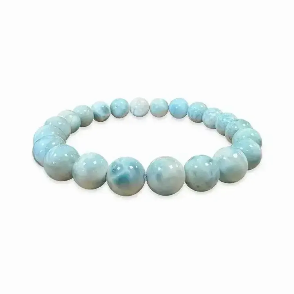 Bracelets - Bracelet Larimar AA perles 7-8mm - ARABESK