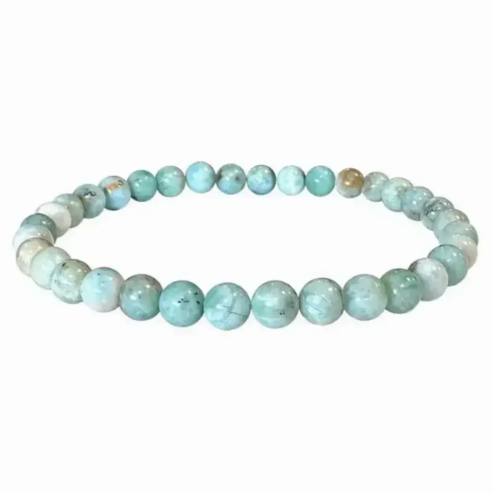 Bracelets - Bracelet Larimar AA perles 5-6mm - ARABESK