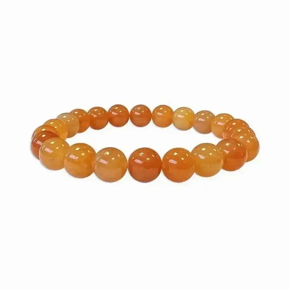 Bracelets - 8mm pearls Orange Aventurine A bracelet - ARABESK