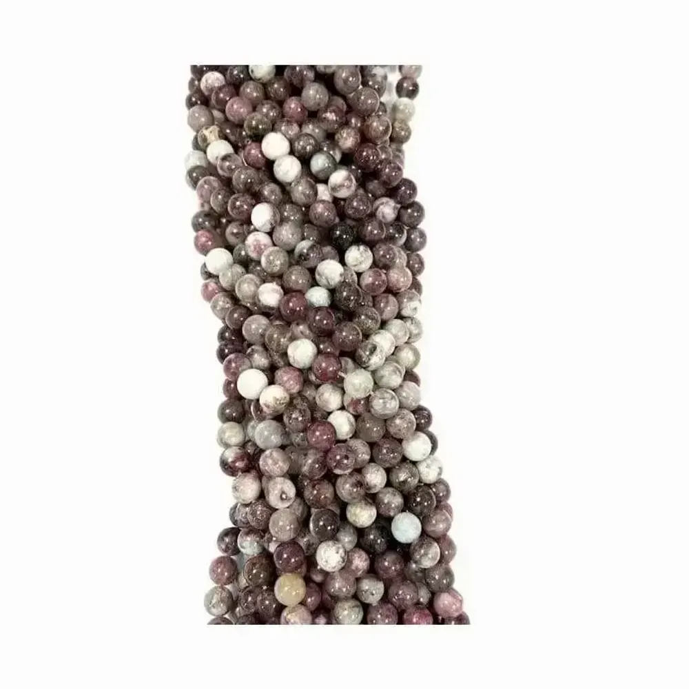 Jewelry - Pink Tourmaline A 8mm pearls on string - ARABESK