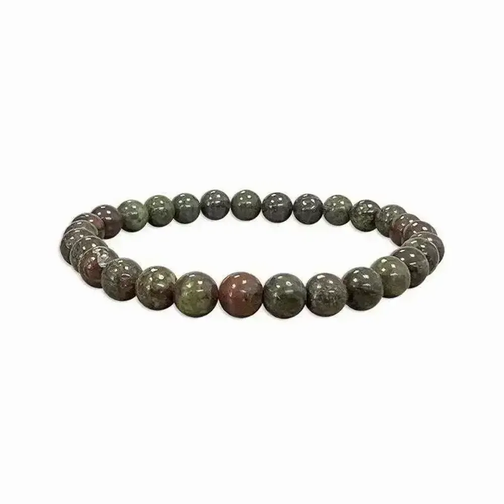 Bracelets - Bracelet Jaspe Sang de Dragon A perles 6-7mm - ARABESK
