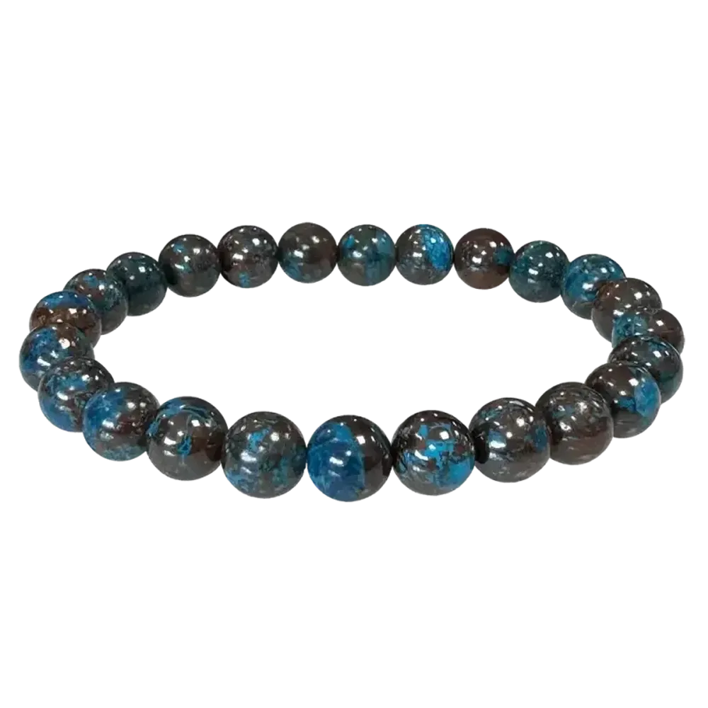 Bracelets - Bracelet Chrysocolle Turquie AAA perles 7mm - ARABESK