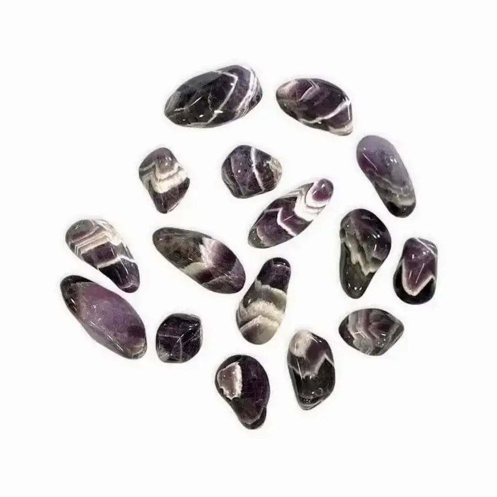 Jewelry - Tapered Amethyst Zambia AA tumbled stone 250g - ARABESK