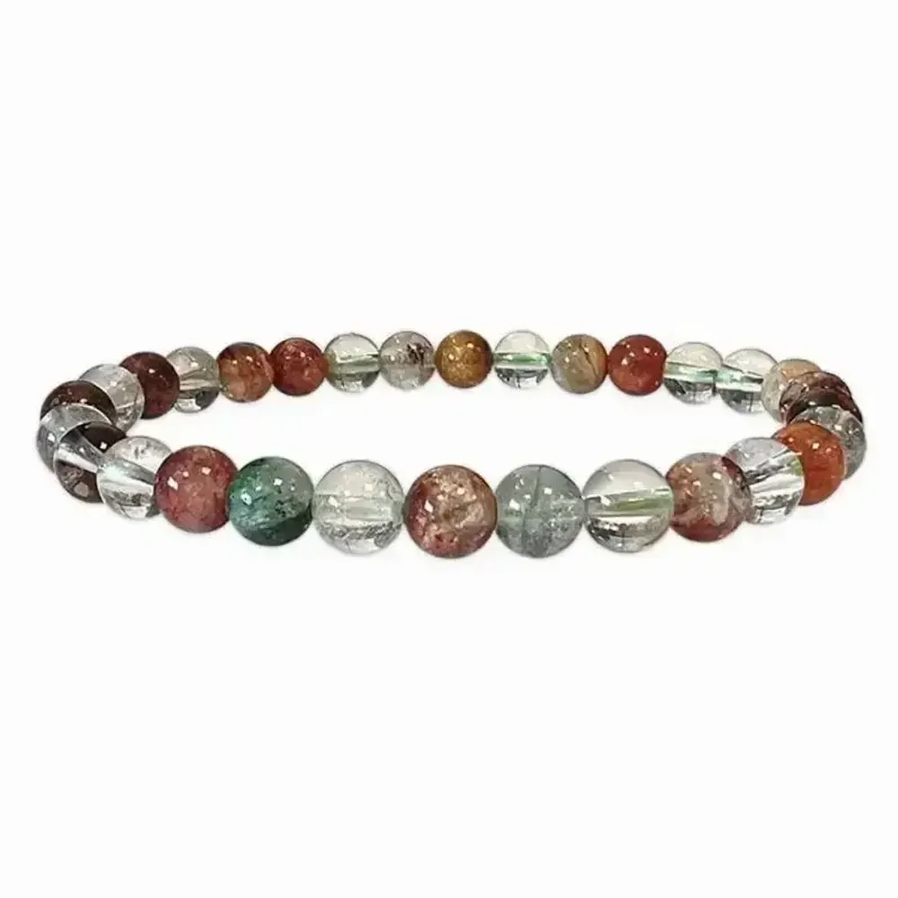 Bracelets - Multicolor Rutile Rock Crystal beads A 6mm - ARABESK
