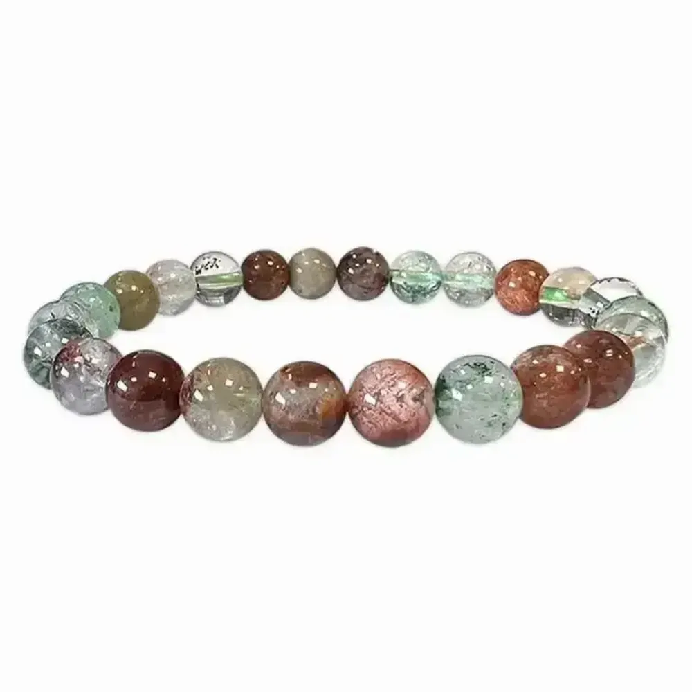 Bracelets - Multicolor Rutile Rock Crystal beads A 8mm - ARABESK
