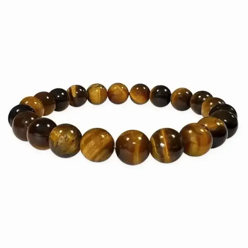Bracelets - Tiger's eye AA 8mm pearls bracelet - ARABESK