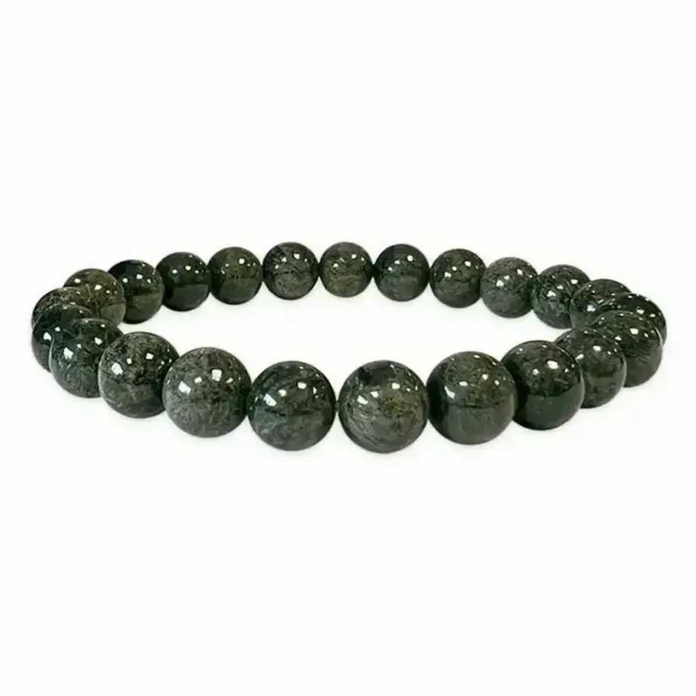 Bracelets - Seraphinite A bracelet beads 7.5-8.5mm - ARABESK