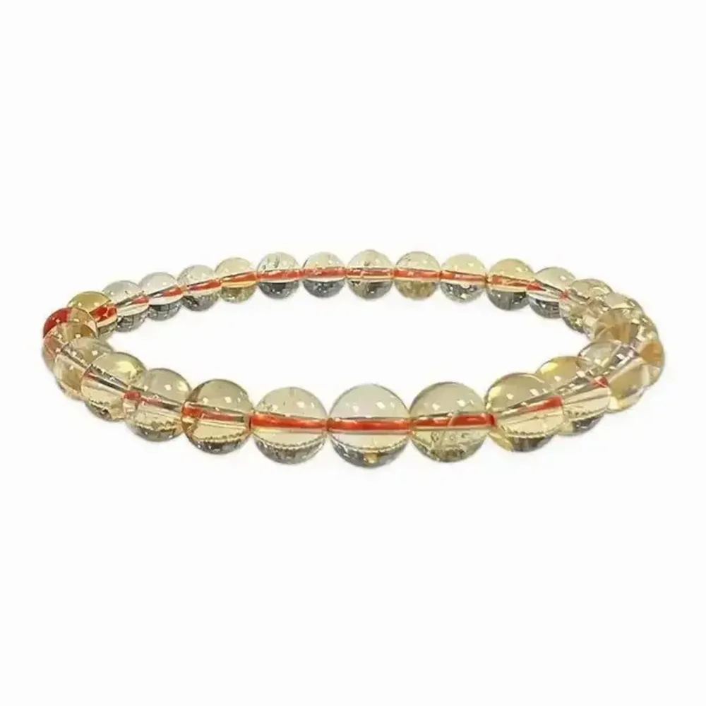 Bracelets - Bracelet Natural Citrine AA beads 6-7mm - ARABESK