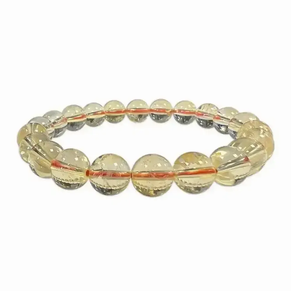 Bracelets - Bracelet Citrine naturelle AA perles 8mm - ARABESK