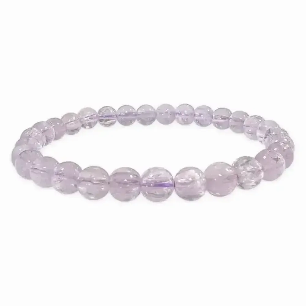 Bracelets - Bracelet Kunzite AAAA perles 5.5-6.5mm - ARABESK