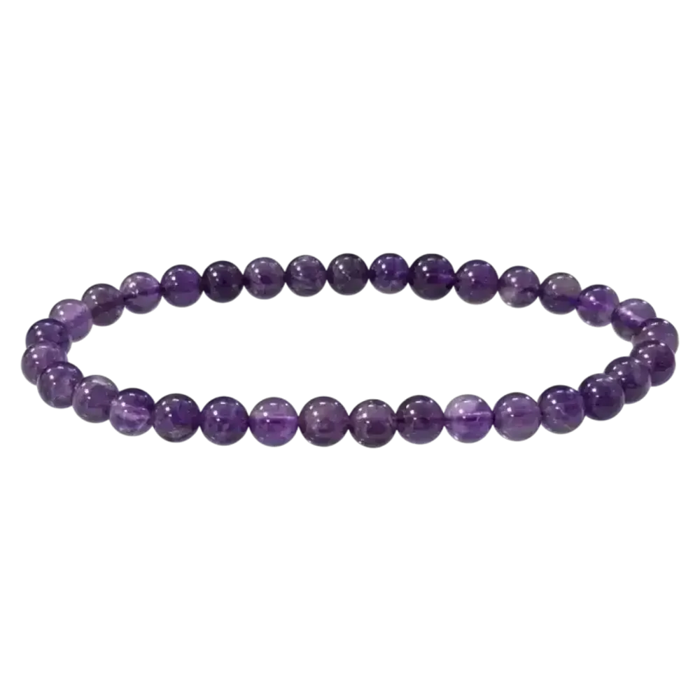 Bracelets - Amethyst bracelet A 6-7mm beads - ARABESK