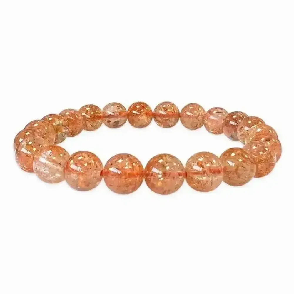 Bracelets - 8-9mm AAA Sunstone pearls bracelet - ARABESK