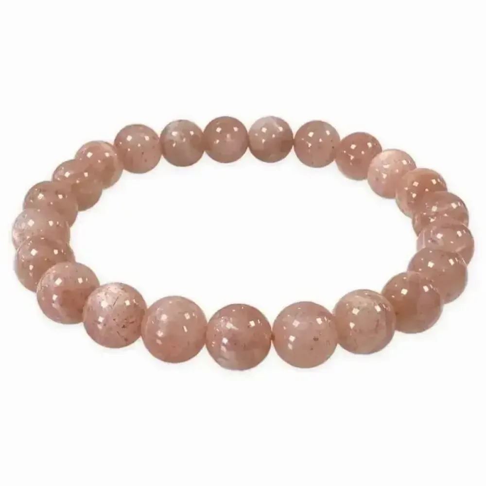 Bracelets - Sunstone Bracelet AA beads 7.5-8.5mm - ARABESK