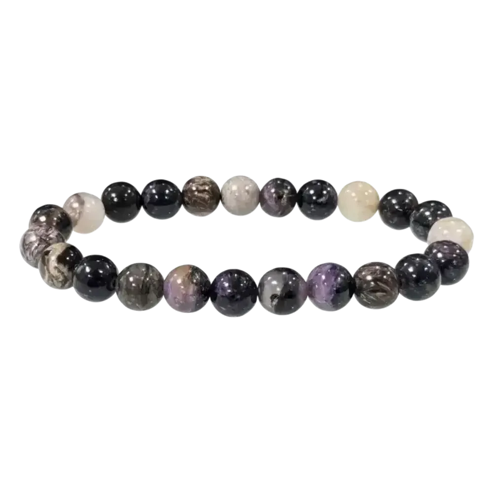 Bracelets - Bracelet Charoïte A perles 8.5-9.5mm - ARABESK