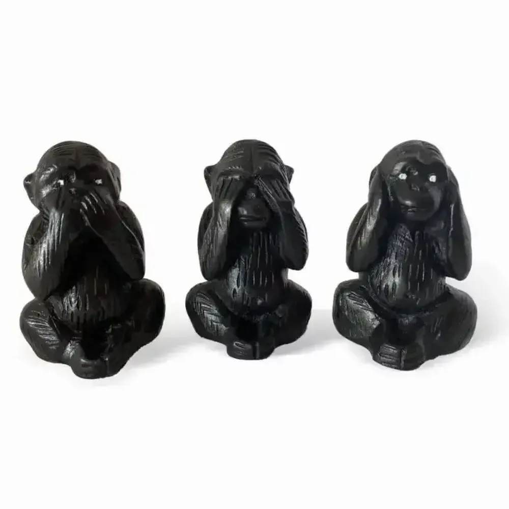 Objets de décoration - Set de 3 Singes de sagesse - ARABESK