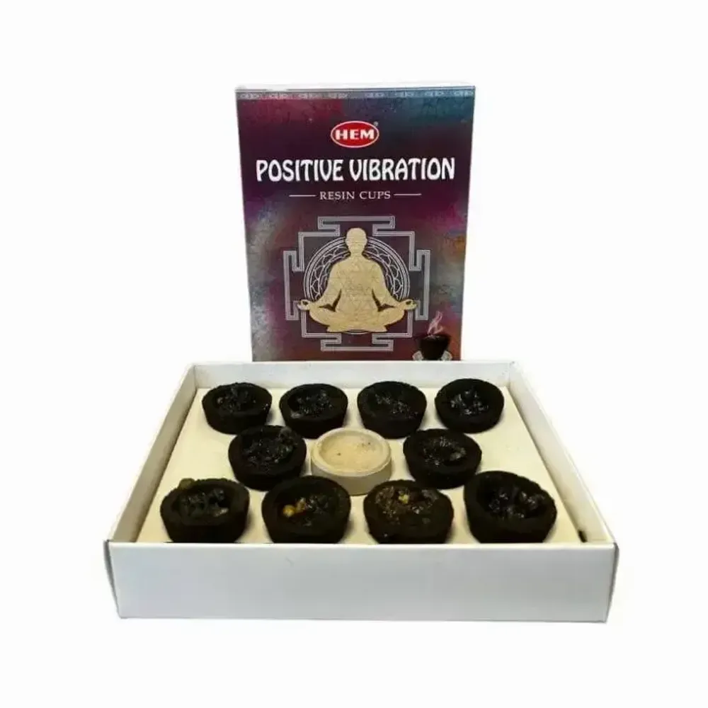 Senteurs - HEM pastille charbon avec résine  Vibration Positive - ARABESK