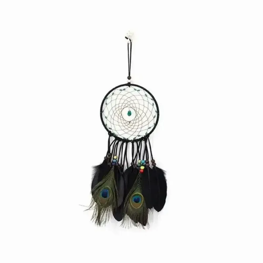 Objets de décoration - Dream-catcher Paon 16 cm - ARABESK