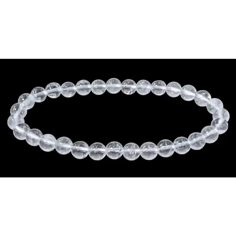 Bracelets - 6mm pearls rock crystal A bracelet - ARABESK