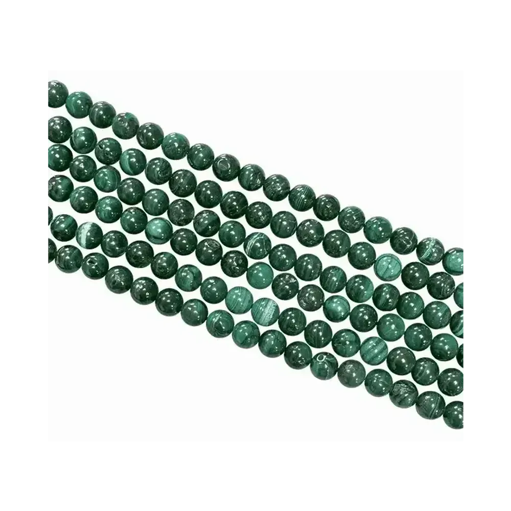 Jewelry - Malachite beads 10mm on a 40cm thread - ARABESK