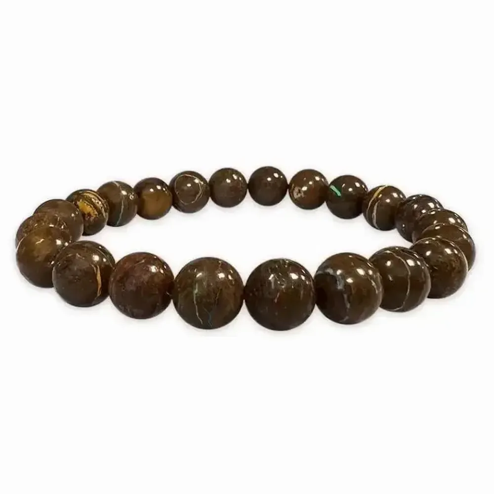 Bracelets - Bracelet  Opale Boulder AA perles 7-8mm - ARABESK