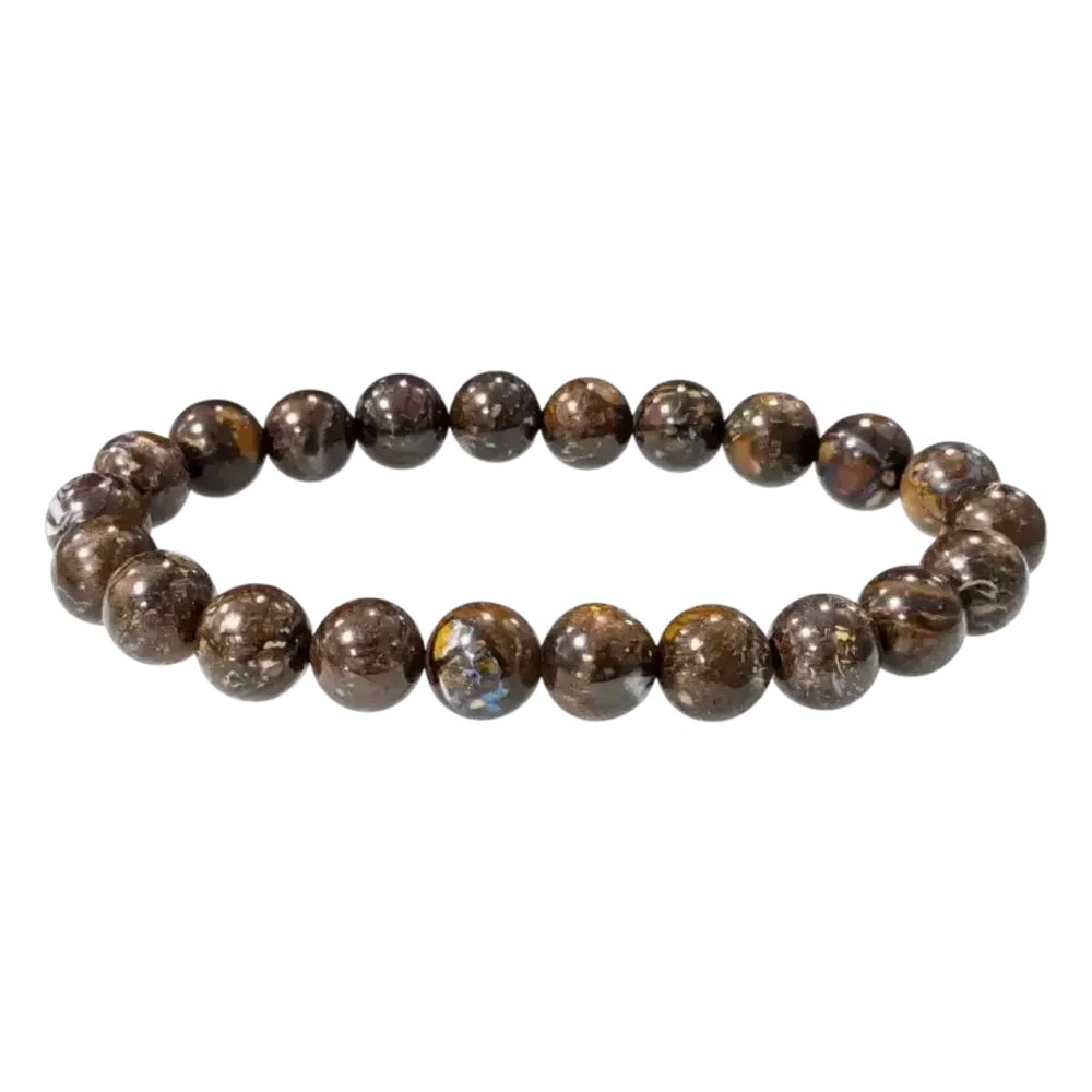 Bracelets - Bracelet  Opale Boulder AAA perles 8-8.5mm - ARABESK