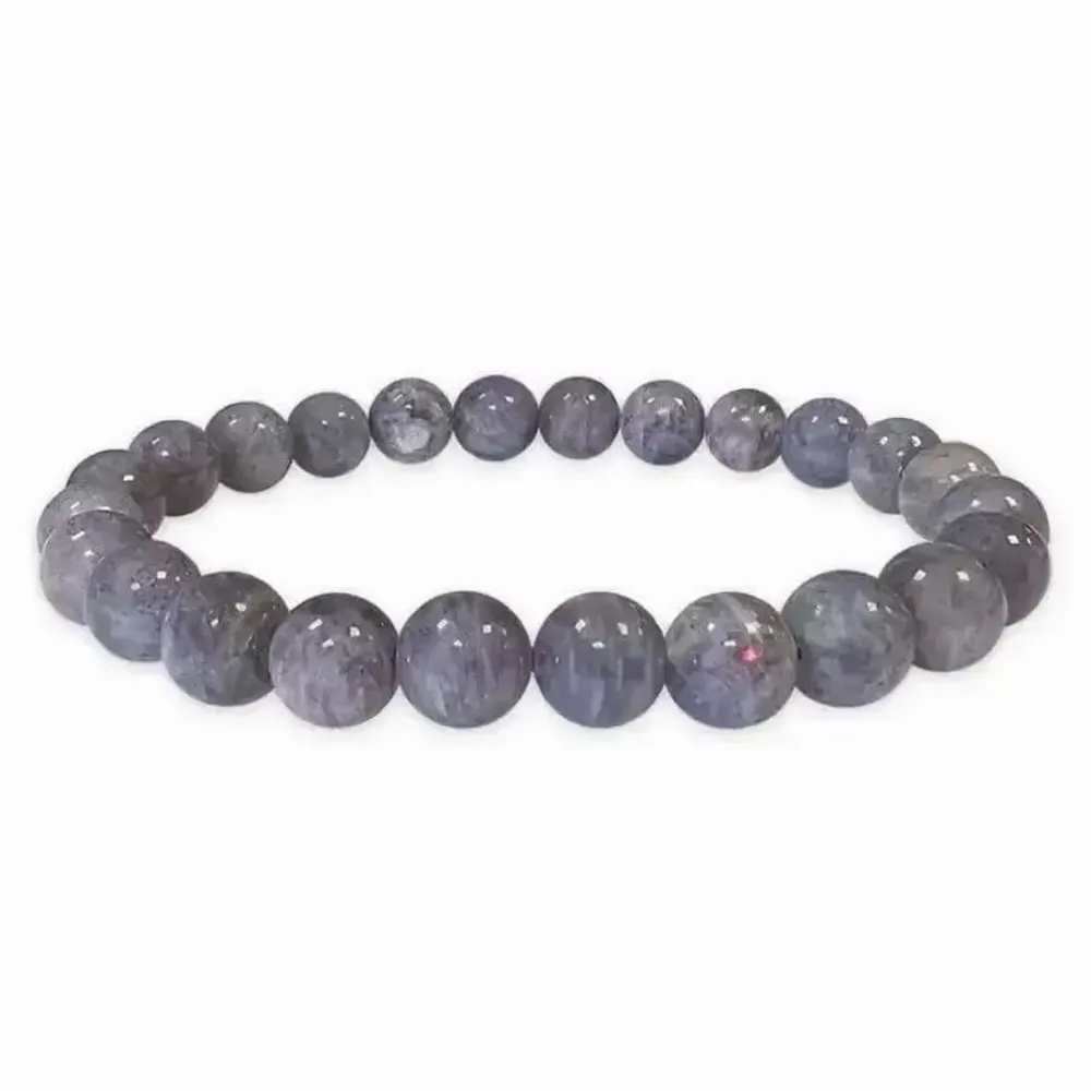 Bracelets - Bracelet Cordiérite Lolite AA perles 7.5-8.5mm - ARABESK