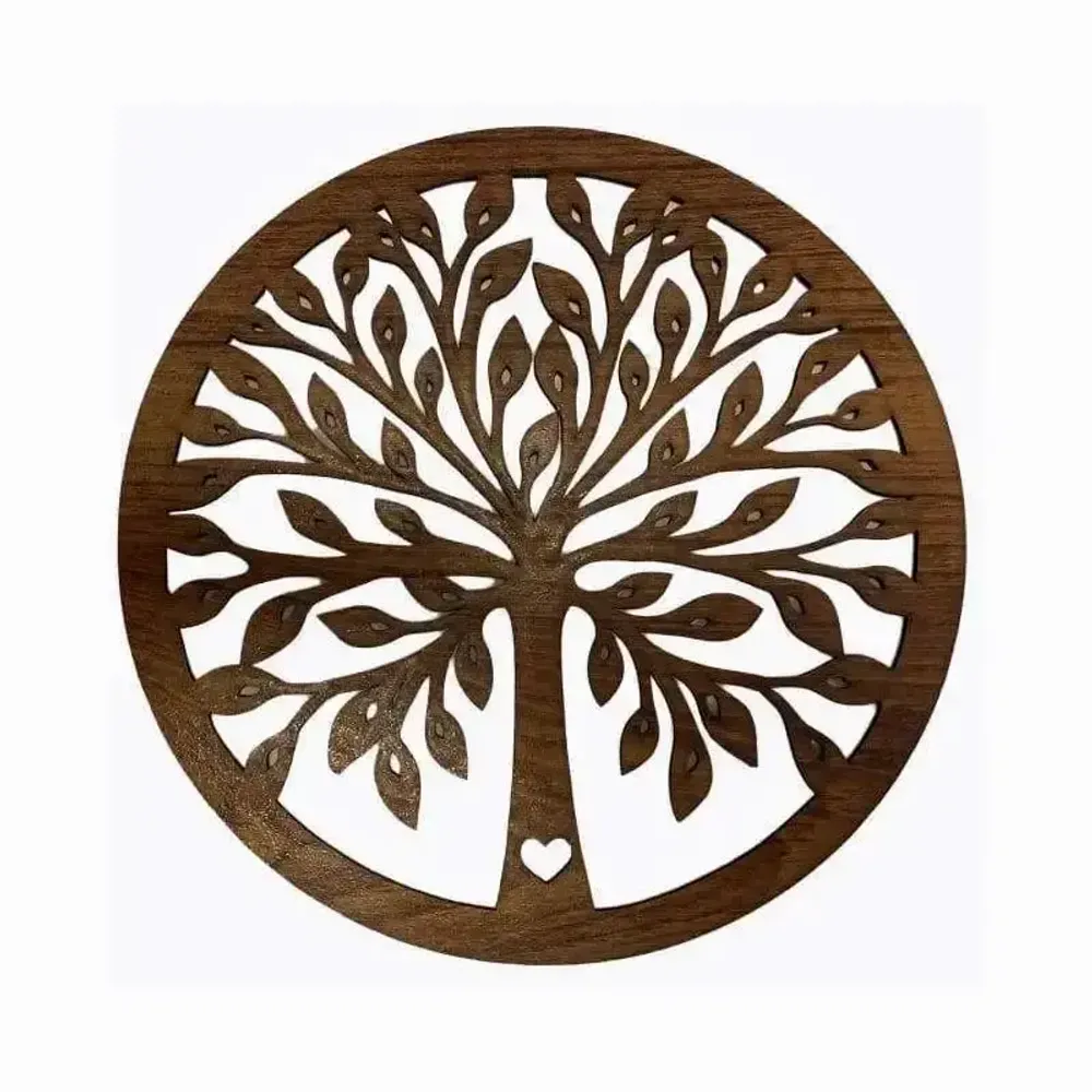 Wireless lamps - Wooden magnetic panel Tree of life and Heart - ARABESK
